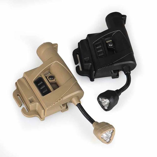Helmet Lamp TD01 Tactical Flashlight White Red Strobe Light Gz15-0140