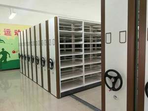 Moderna CKD in acciaio <span class=keywords><strong>Mobile</strong></span> scaffalature di archiviazione compattatore di massa pieghevole per la scuola palestra ospedale uso ufficio governativo - Product Image 4