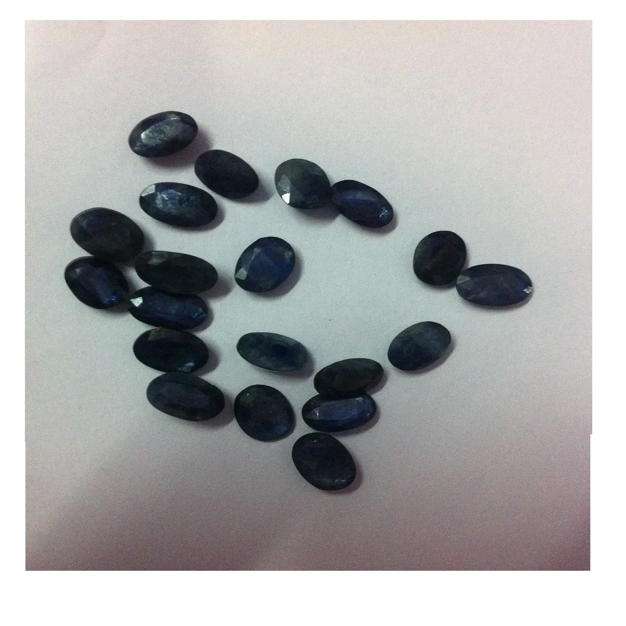 Natuurlijke Blauwe Saffier Onverwarmde Oval Cut Blue Sapphire Gemstone