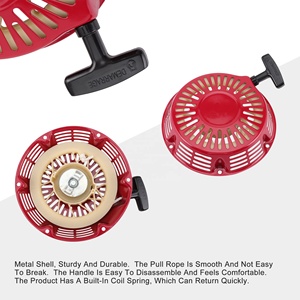 GOOFIT alluminio Pull Starter <span class=keywords><strong>moto</strong></span> 1 pezzo per 188F GX390 5KW Motor Pit Bike ATV Quad ciclomotore Scooter bicicletta rossa - Product Image 4