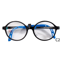 Prix d'usine, lunettes pour enfants TR90 pas chères, montures de lunettes à la mode, douces et confortables avec plaquettes de nez en silicone