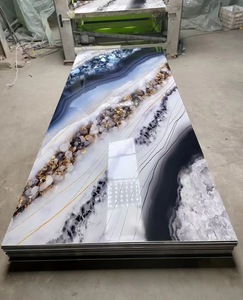 <span class=keywords><strong>Dalle</strong></span> de marbre de haute qualité et haute brillance, panneau mural en PVC, <span class=keywords><strong>dalle</strong></span> de marbre UV - Product Image 3