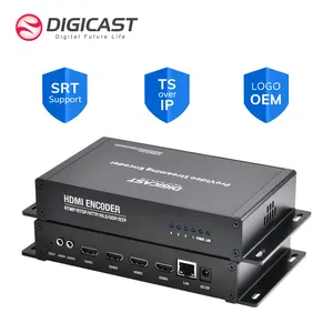 DMB-8804A-EC 4 HD MI a H264 codificador Digital HD MI IP IPTV Streaming codificador para Facebook Yotube