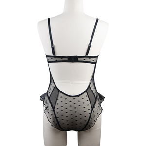 Mesh <strong>Bodysuit</strong> Women <strong>Sheer</strong> Custom Logo Lace Teddy Design New Arrival Ladies <strong>Bodysuit</strong> Women's Underwear Lingerie - Product Image 3