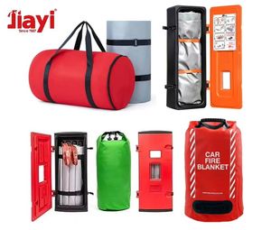 Coperta antincendio di emergenza estrema all'ingrosso per auto elettriche 6x8m & 6x9m copertura estinguente in fibra di vetro - Product Image 5