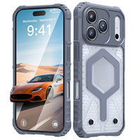 Étui de téléphone magnétique en PC rigide de haute qualité pour iPhone 17 Pro Max 16 avec protection de l'objectif de l'appareil photo