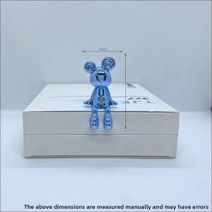 Caja de pañuelos de plástico de lujo ligero, modelo DIY hecho a mano, adorno creativo para coche, estilo Instagram, ratón violento. - Product Image 3