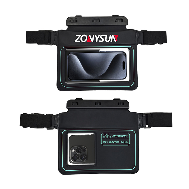 OEM Supply Waterproof Fanny Pack IPX8 Sling Bag Floatable Waterproof Mobile Phone Pouch for Seaside
