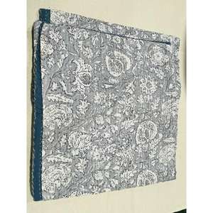 Cotton Kantha <b>Quilt</b> Bedspread Featuring Hand Block Printed Textile Patterns And Lightweight Feel <b>For</b> Home <b>Bedding</b> - Product Image 4