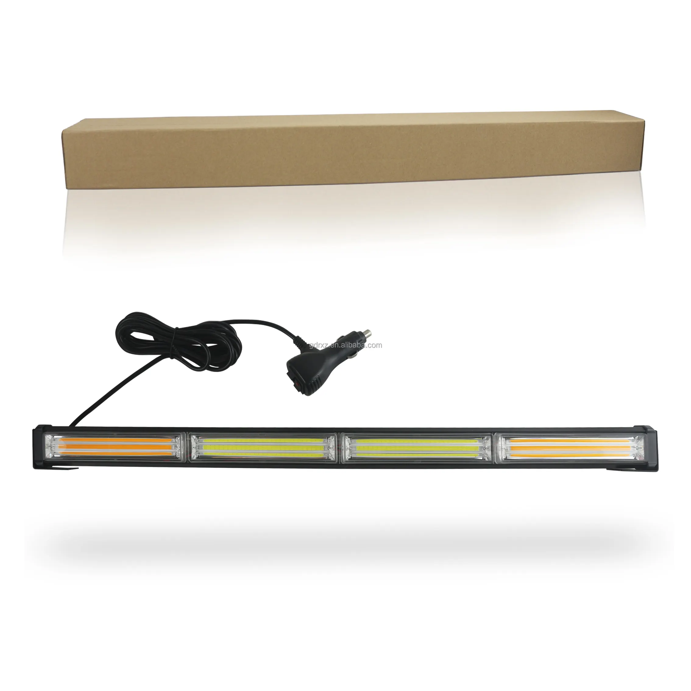 12-24V LED nhấp nháy ánh sáng Bar xe đèn hiệu cảnh báo ánh sáng COB khẩn cấp nhấp nháy đèn sương mù ô tô led lái xe thận trọng Đèn