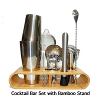 Ensemble d'outils de barman classique LATROU 11 pièces, acier 304, shaker à cocktails de 750 ml, ensemble de mélangeurs, outils de bar pour les fêtes