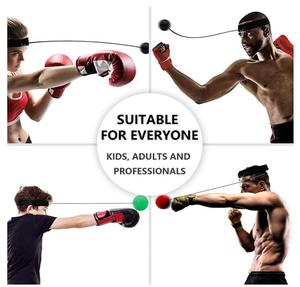 Ensemble de ballon réflexe de boxe avec bandeau réglable, idéal pour l'entraînement des réflexes, du timing, de la précision, de la concentration et de la coordination œil-main - Product Image 5