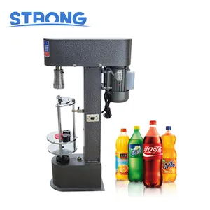 Tapón de plástico semiautomático para bebidas, máquina de sellado de botellas de zumo, SK-40P