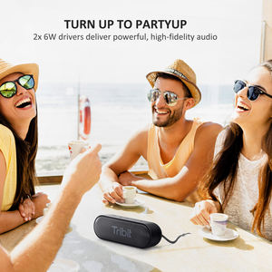 ลำโพงไร้สาย <span class=keywords><strong>Tribit</strong></span> <span class=keywords><strong>Xsound</strong></span> <span class=keywords><strong>Go</strong></span> 16W เสียงสเตอริโอทรงพลัง เล่นได้นาน 24 ชั่วโมง ระยะเชื่อมต่อไร้สาย 66 ฟุต พร้อมไมโครโฟนในตัว พกพาสะดวกสมบูรณ์แบบ - Product Image 4