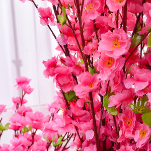 Artificial Cherry Blossom Branches Silk <strong>Spring</strong> Peach Blossom <strong>Flowers</strong> Arrangements for Home <strong>Wedding</strong> Decoration - Product Image 4