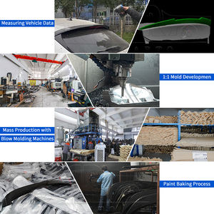 Gli accessori esterni includono lo Spoiler del bagagliaio posteriore dell'ala dello Spoiler del tetto del lunotto per <span class=keywords><strong>Audi</strong></span> <span class=keywords><strong>A4</strong></span> Sedan Avant - Product Image 4