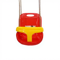 Ensemble de balançoires pour enfants U-jump, intérieur/extérieur, avec ceinture de sécurité, cadre en PVC, pour jardin, aire de jeux, 4 ans+, capacité <100 kg, unisexe
