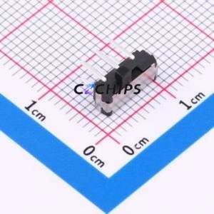 HX MSK-22D18G2 051 Slide Switch Through hole Component (THT) Switch Double Pole Double Throw Rectangle Pin Header PC Pin 100mA - Product Image 1