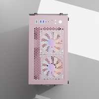 Boîtier d'ordinateur de bureau de jeu ATX complet OEM Pièces d'ordinateur en vrac d'usine chinoise avec revêtement rose Boîtier vide en stock