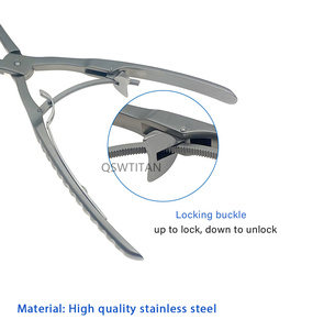 Pince fixe orthopédique autobloquante pince à os pince de maintien <span class=keywords><strong>Instrument</strong></span> de chirurgie orthopédique inoxydable - Product Image 4