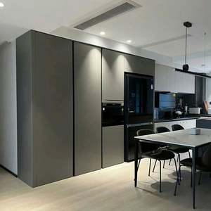 Meubles de cuisine et de salon en bois sur mesure, modernes, simples et haut de gamme, pour la personnalisation de toute la maison de villa - Product Image 6