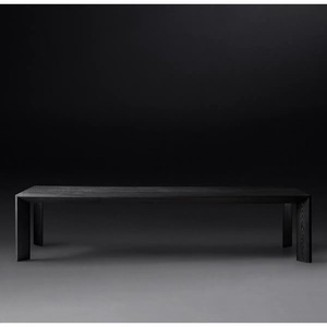 <span class=keywords><strong>Mesa</strong></span> de Comedor Rectangular de <span class=keywords><strong>Roble</strong></span> de Alta Calidad RH, <span class=keywords><strong>Patas</strong></span> de Madera Maciza, Diseño Moderno y Sencillo, Apta para Hoteles de Estilo Rústico, Hecha a Mano - Product Image 2