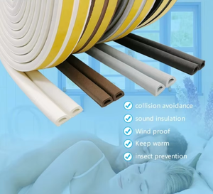 Tira de Sellado de Espuma de Silicona Resistente a Altas Temperaturas, a Prueba de Golpes, Prevención de Colisiones, Barra Cuadrada de Esponja de Goma EPDM para Corte - Product Image 5