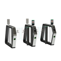 Porte rapide KMS Outdoor avec reconnaissance QR code/visage/empreintes digitales, anti-collision, protection IP65, moteur sans balais, fonctionnement bidirectionnel