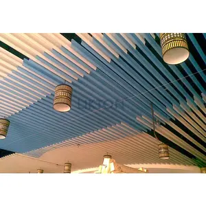 批发铝管天花板供应商走廊机场装饰铝挡板天花板