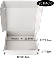 Dossiers en carton ondulé personnalisés écologiques pour la vente en gros - Emballage de vêtements imprimé sur mesure avec doublure en éponge, petites tailles