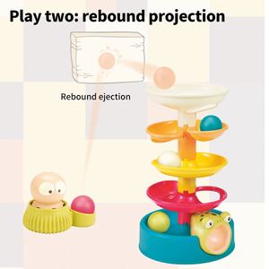 Zhorya Juego de Pista de Canicas Educativo Temprano para Bebés, Juguete de Pista de Rodillos con Canicas - Product Image 3