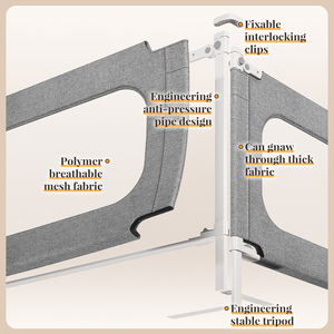 Barrière <span class=keywords><strong>de</strong></span> <span class=keywords><strong>lit</strong></span> pour enfants réglable multi-longueur <span class=keywords><strong>de</strong></span> haute qualité Jialibao, sortie d'usine, barrière <span class=keywords><strong>de</strong></span> <span class=keywords><strong>lit</strong></span> pliable pour bébé, parc pour bébé - Product Image 6