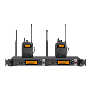 OEM EIF DS300 High Quality Dual Channel Wireless In Ear Monitor System Lightweight Professional IEM with XLR for Performance - Product Image 1