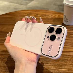 เข้ากันได้กับแม่เหล็กกับ Apple 17 PRO <span class=keywords><strong>MAX</strong></span> เคสโทรศัพท์มือถือ <span class=keywords><strong>iPhone</strong></span> 16 Plus ฝาครอบซิลิโคนเหลวปุ่มแบบบูรณาการ - Product Image 1