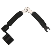 Enrouleur et coupe-cordes de guitare 3-en-1-Outil ABS/acier inoxydable robuste pour guitare, mandoline, Gu Zheng