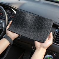 Tapis antidérapant pour tableau de bord de voiture, en PVC, résistant à la chaleur, avec coins de sécurité anti-choc, pour BMW Toyota Honda