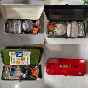 Sıcak satış dayanıklı Metal araç su ısıtıcısı soba çay kahve piknikler için kupa seti taşınabilir açık kamp dişli seyahat - Product Image 4