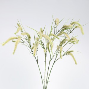 Bouquet di finto grano realistico con steli di canna ecologici e sempreverdi per decorazioni rustiche per matrimoni, casa e fattoria - Product Image 4