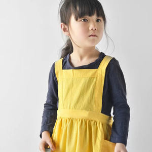 MS14 Cross Border Wholesale Cotton Linen <b>Waterproof</b> Korean Style Printed Adjustable Extended <b>Apron</b> Kitchen Multi Colors Unisex - Product Image 3