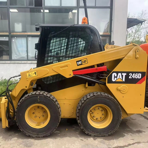 Venta caliente CAT246D usado Mini cargador de rueda de dirección deslizante cargadores de pista multifuncionales CAT246D 2-3 toneladas en Shanghai - Product Image 1