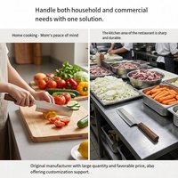 Couteau à sashimi japonais en acier inoxydable en gros, couteau de chef multi-usage pour la cuisine domestique, pour trancher la viande et les légumes