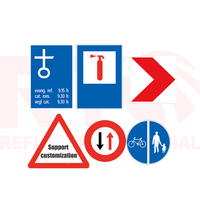 Personnalisé imprimable HIP/EGP pas de stationnement avertissement de route panneau de signalisation réfléchissant bâches réfléchissantes panneau de signalisation
