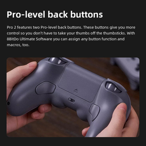 จอยสติ๊กไร้สาย8bitdo Pro 2คอนโทรลเลอร์ BT สำหรับ Nintendo SWITCH PC <span class=keywords><strong>MacOS</strong></span> Android & Steam เข้ากันได้กับ nintend SWITCH - Product Image 2