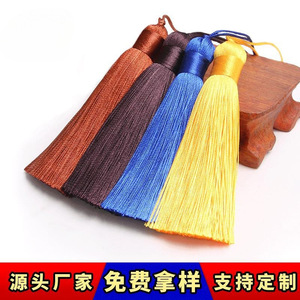 Tassel Fringe 8cm Short Plump Polyester Decorative <b>Bookmark</b> Tassel Gift Use - Product Image 3