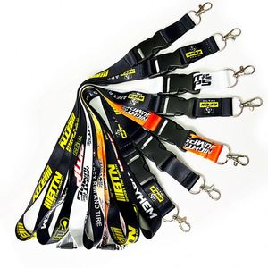 High Quality Personalized Custom Logo Polyester Neck Strap Business Work Id Card Holder Lanyard - Product Image 3