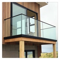 Verre de sécurité trempé translucide transparent de 8 mm, 10 mm, 12 mm pour balustrade de balcon, utilisation extérieure et escalier, avec certificat AS/NZS2208