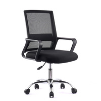 JOHOOFURNITURE Vente en gros Chaise de bureau pivotante en maille pour visiteurs et cadres, en tissu, moderne