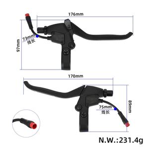 Ensemble de poignées de frein gauche et droite d'origine pour trottinette électrique Kukirin G2 Pro G2 Max, accessoires universels - Product Image 2