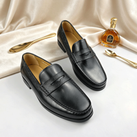Mocassins de luxe à plateforme Horsebit pour hommes en cuir véritable, chaussures décontractées élégantes de style italien, à enfiler, pour soirée et occasions habillées