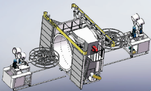 Macchina Automatica per Rotomolding con Navetta per Produzione di Pickleball Standard USAPA ad Alta Produttività - Product Image 6